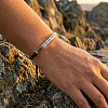 DON'T LET THE HARD DAYS WIN 304 Stainless Steel Charm Motivational Quote Bracelets KL3907-2-3