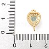 Brass Pave Cubic Zirconia Connector Charms KK-Z072-06G-01-3