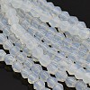 Faceted Bicone Opal Beads Strands LS-EGLA-P017-01-1