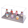 2-Tier Acrylic Minifigure Display Cases ODIS-WH0027-047A-1