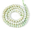 Anti-Tarnish Electroplate Rondelle Glass Beads Strands EGLA-T021-6mm-17-05-2