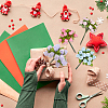 10Pcs 10 Colors Cloth Simulation Flower 12 Heads A Bouquet Roses AJEW-CA0003-70-7