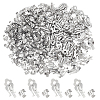 DICOSMETIC 200 Sets 316 Surgical Stainless Steel Clip-on Earring Findings STAS-DC0011-89-1