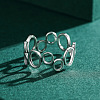 Oval Ring 925 Sterling Silver Finger Rings for Women FS-WGC6322-04-1