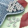 Brass Grade A Rhinestone Spacer Beads RSB038NF-13-4