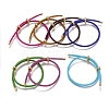 Adjustable 304 Stainless Steel Wire Rope Cord Bracelets Making AJEW-D047-01G-A-1