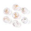 Handmade Foil Glass Beads FOIL-N029-10H-2