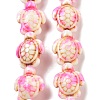 Synthetic Turquoise Dyed Beads Strands G-P507-05P-1