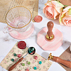 2Pcs 2 Styles Marble Pattern Porcelain Cup Coasters AJEW-CP0009-18C-3