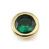 Brass Pave Cubic Zirconia Cabochons CU-CBA30E8-03G-08-1