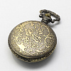 Vintage Zinc Alloy Quartz Watch Heads for Pocket Watch Pendant Necklace Making WACH-R005-06-2