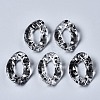 Transparent Spray Paint Acrylic Linking Rings TACR-Q276-001A-1