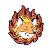 Flaming Animal Alloy Enamel Pins JEWB-G046-05B-1