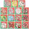 128G Christmas Theme Handmade Polymer Clay Cabochons CLAY-FS0001-51-2