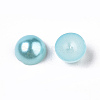 ABS Plastic Imitation Pearl Cabochons SACR-S738-8mm-Z19-3