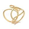 304 Stainless Steel Open Cuff Rings for Women RJEW-M020-07G-04-1