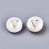 Natural Freshwater Shell Beads SHEL-S266-12V-2