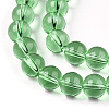 Transparent Glass Beads Strands GLAA-T032-T8mm-17-4