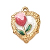 304 Stainless Steel Enamel Pendants STAS-A092-01E-G-1