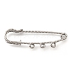 304 Stainless Steel Safety Pins Brooch Findings STAS-K252-11B-P-1