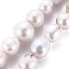 Natural Keshi Pearl Beads Strands PEAR-S020-L03-2