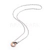 304 Stainless Steel Pendant Necklaces STAS-I099-01-4