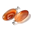 Dyed & Heated Natural Red Agate Pendants GG-CBACB71-01P-08-2