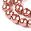 Baking Paint Pearlized Glass Pearl Round Bead Strands HY-Q003-10mm-50-A-4