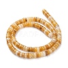 Natural Yellow Jade Beads Strands G-C074-03-3