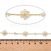 Brass Flower Link Chains CHC-H114-08G-02-3