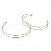 Brass Cuff Bangles Making KK-S354-279-NF-1
