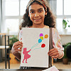 Plastic Drawing Painting Stencils Templates DIY-WH0396-193-5