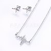 304 Stainless Steel Jewelry Sets SJEW-O090-01-2