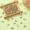 50Pcs Rack Plating Brass Enamel Pendants KK-CJ0001-87-5