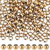 200Pcs PVD Vacuum Plating 304 Stainless Steel Spacer Beads STAS-SC0006-89A-1