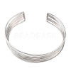 30MM 304 Stainless Steel Open Multi-Strand Choker Necklaces for Women NJEW-K297-02P-1