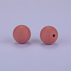 Round Silicone Focal Beads SI-JX0046A-76-2
