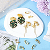 20Pcs 304 Stainless Steel Clip-on Earring Converters Findings STAS-SC0021-49-4