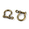 Alloy D-Ring Anchor Shackle Clasps PALLOY-WH0086-16A-01-1