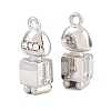 304 Stainless Steel Rhinestone Pendants RB-CBA02E8-04P-2