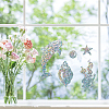 Waterproof PVC Colored Laser Stained Window Film Adhesive Stickers DIY-WH0256-068-7