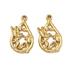 304 Stainless Steel Pendants STAS-P446-07G-1