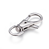 304 Stainless Steel Swivel Lobster Claw Clasps X-STAS-I117-01P-2