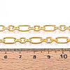 Brass Oval Link Chains CHC-T018-24G-3