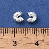 Brass Crimp Beads Covers FIND-Z039-13B-S-3