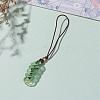 Glass Pendant Decorations HJEW-JM00408-05-4