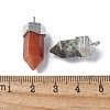 Natural Mixed Stone Faceted Pendants G-G181-03P-3