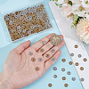 400Pcs 2 Colors Gear Tibetan Silver Spacer Beads TIBEB-PH0005-33-3