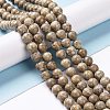 Natural Maifanite/Maifan Stone Beads Strands G-I187-8mm-01-12