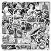 50Pcs Vintage Items Themes Paper Sticker STIC-C012-19-2